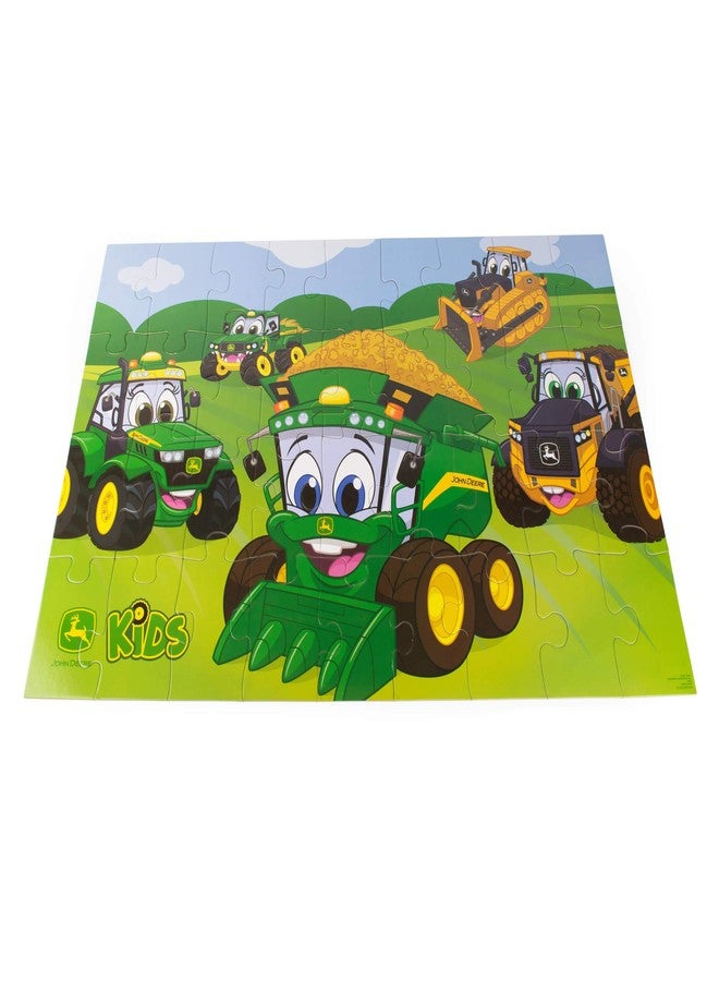 John Deere Kids Floor Puzzle - Large Kids Puzzles - John Deere Tractor Toys - Ages 3 and Up - 3" x 2" - 36 Pieces - Image 2